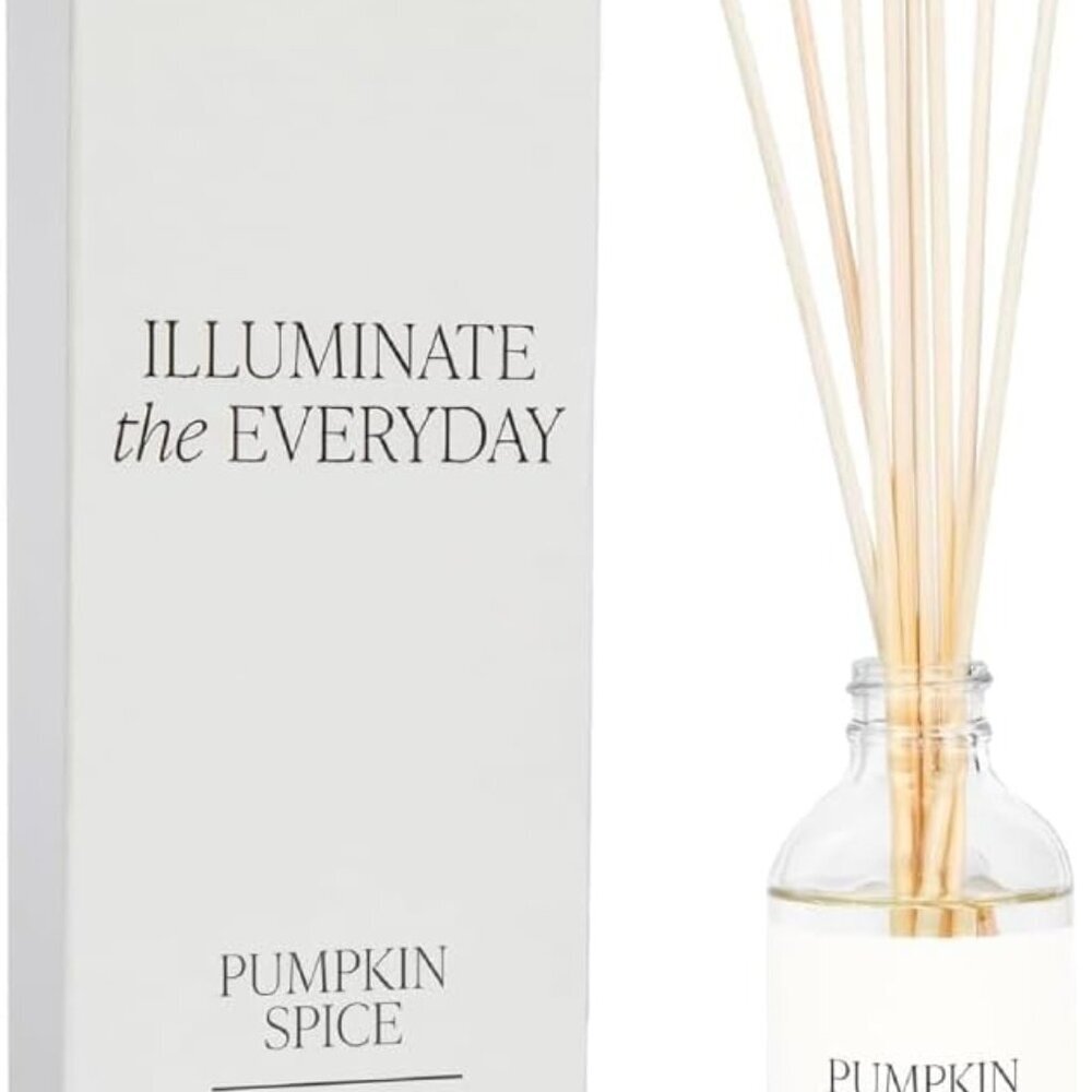 Pumpkin Spice Reed Diffuser Set - Pumpkin, Cloves, Cinnamon, and Vanilla Fall Sc